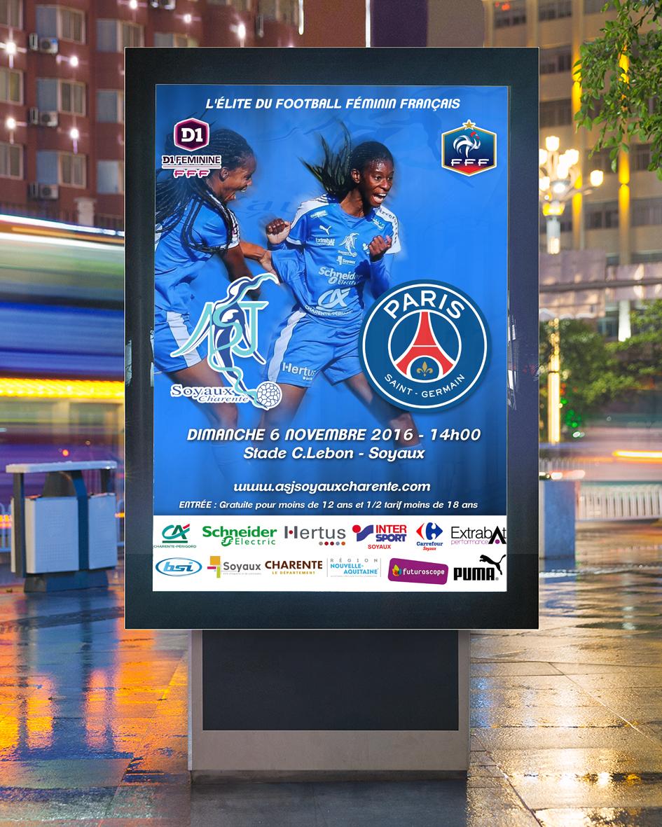 Affiche asj psg 001