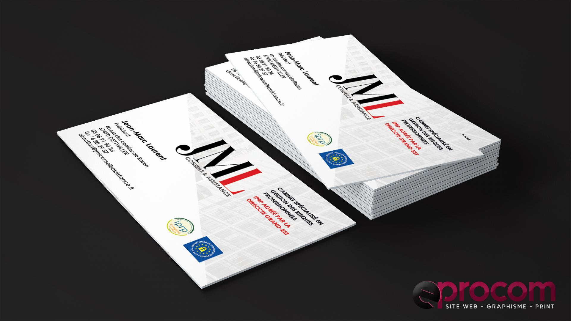 Cartes de visite jml