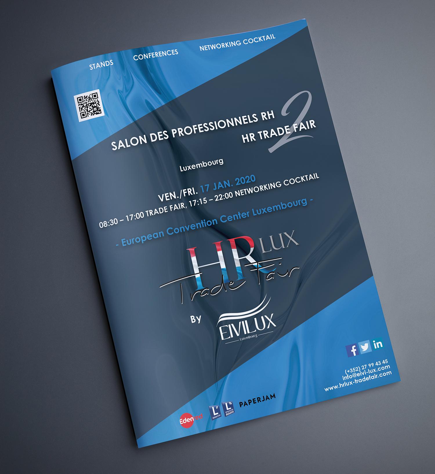 Couverture magazine hr lux trade fair luxembourg 2020