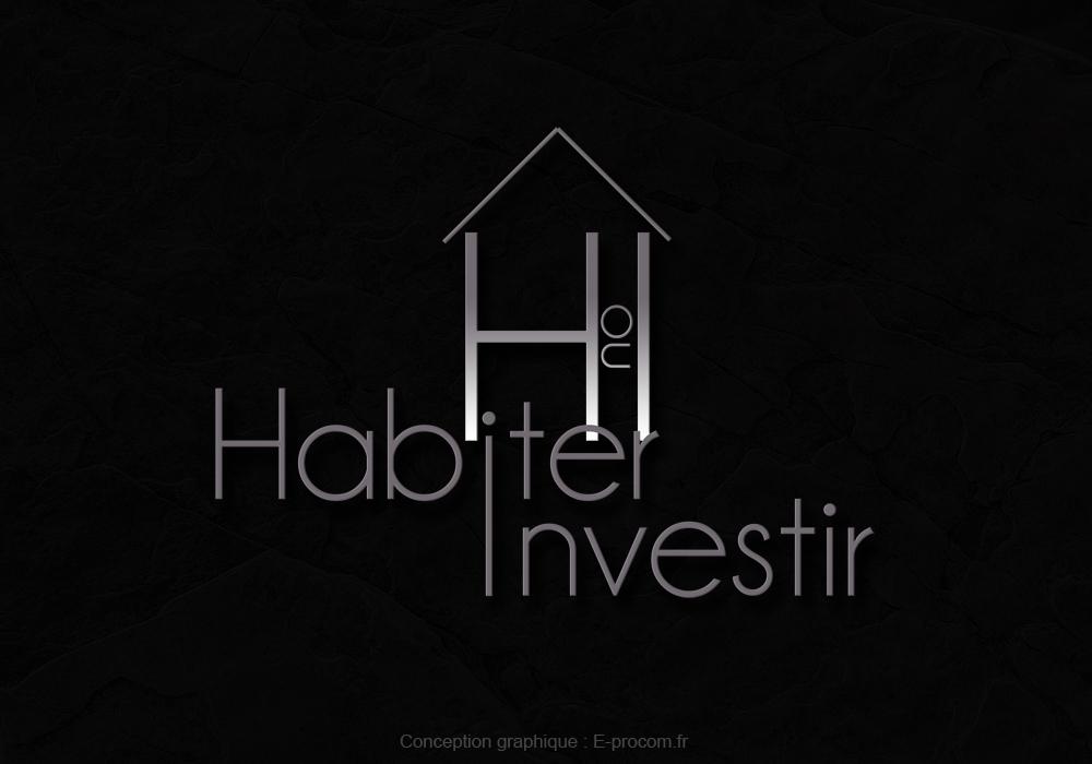 Logotype habiter ou investir