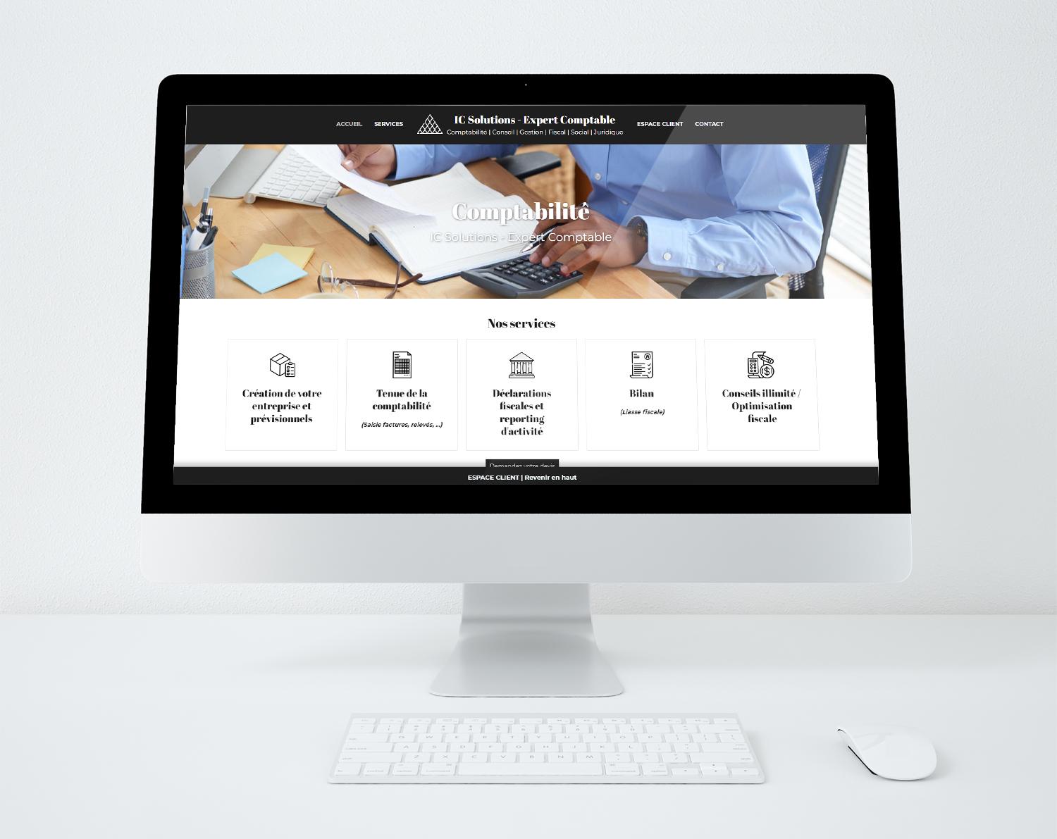 Site web ic solution comptable