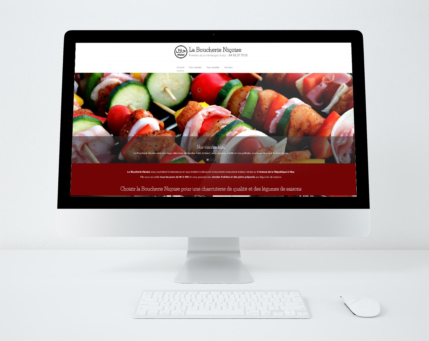 Site web la boucherie nicoise