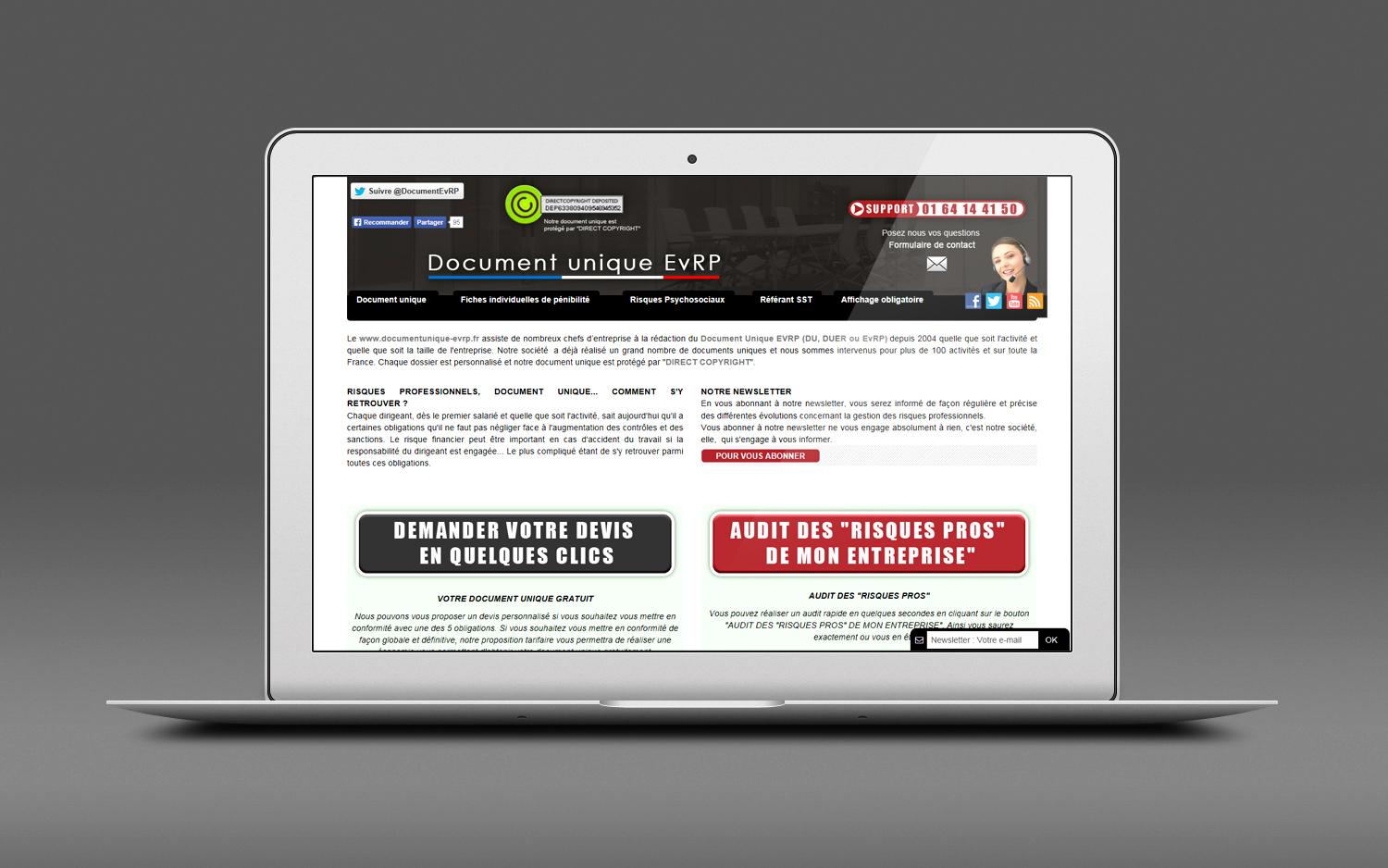 Siteweb ecommerce documentuniqueevrp 02