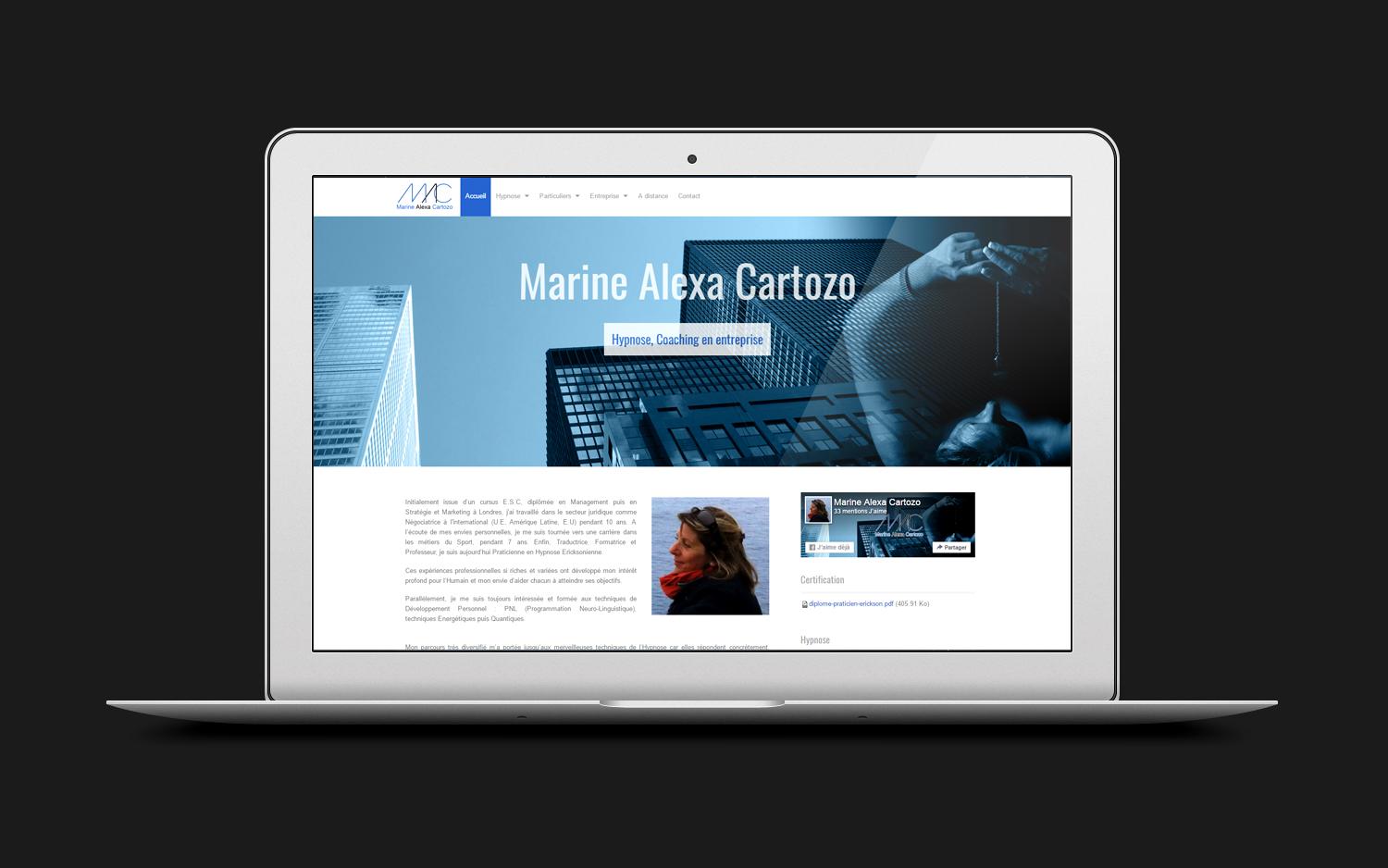Siteweb marine alexa cartozo